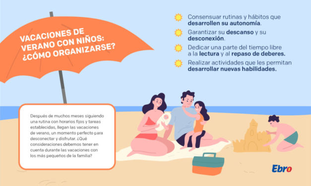 ¿Cómo organizar las vacaciones de verano con niños?