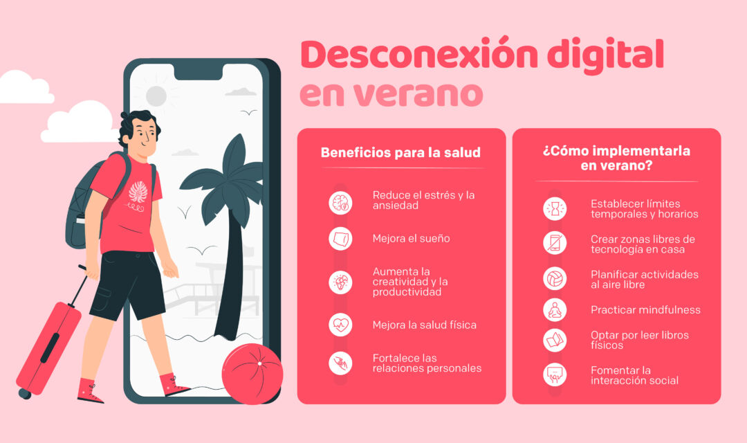 Desconexión digital: Beneficios para la salud y cómo implementarlo en verano